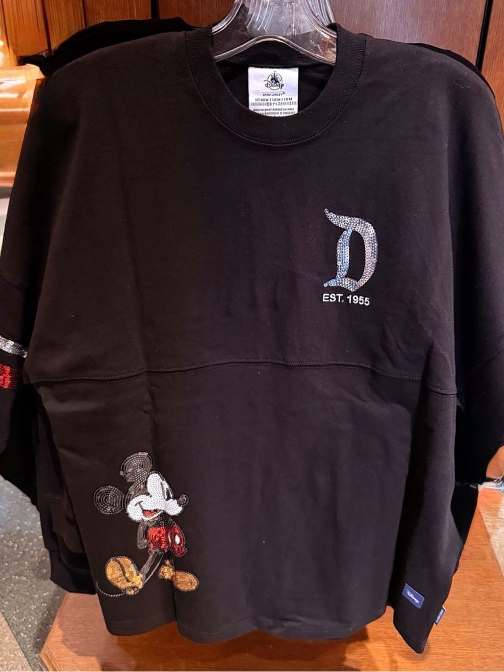 Disneyland Mickey Mouse sequin Spirit Jersey